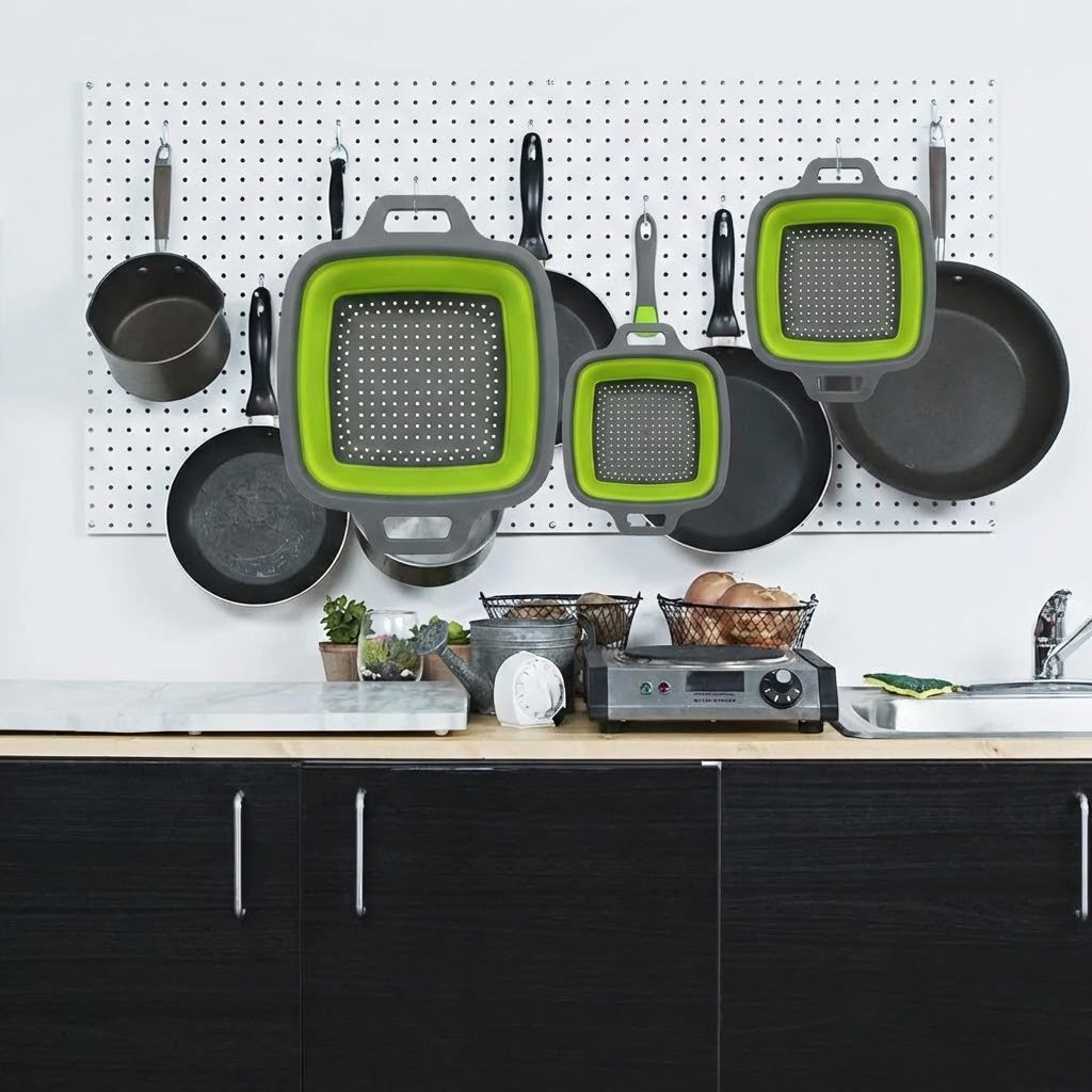 Collapsible Silicone Drain Basket