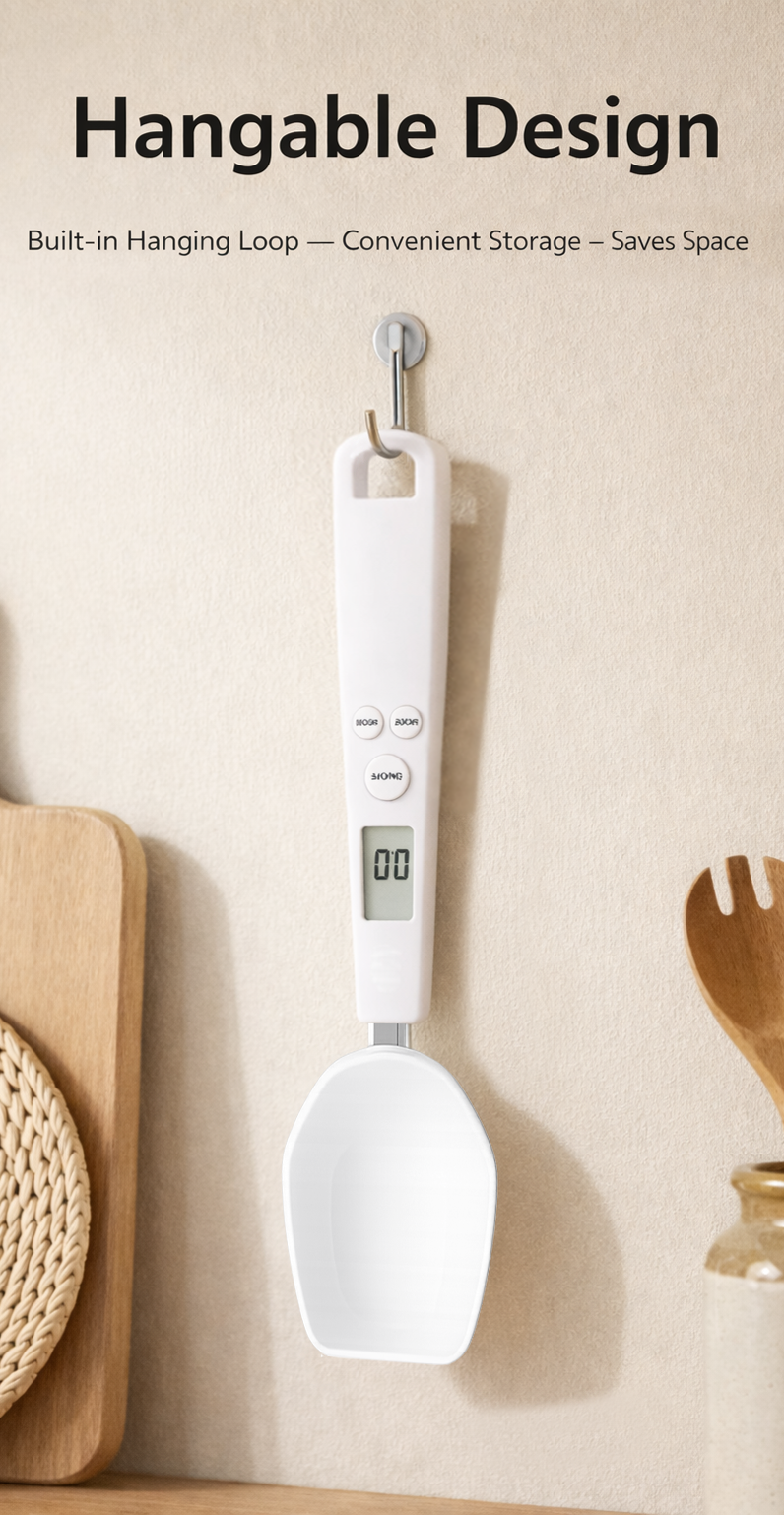 Precision Digital Spoon Scale with 0.1g Accuracy