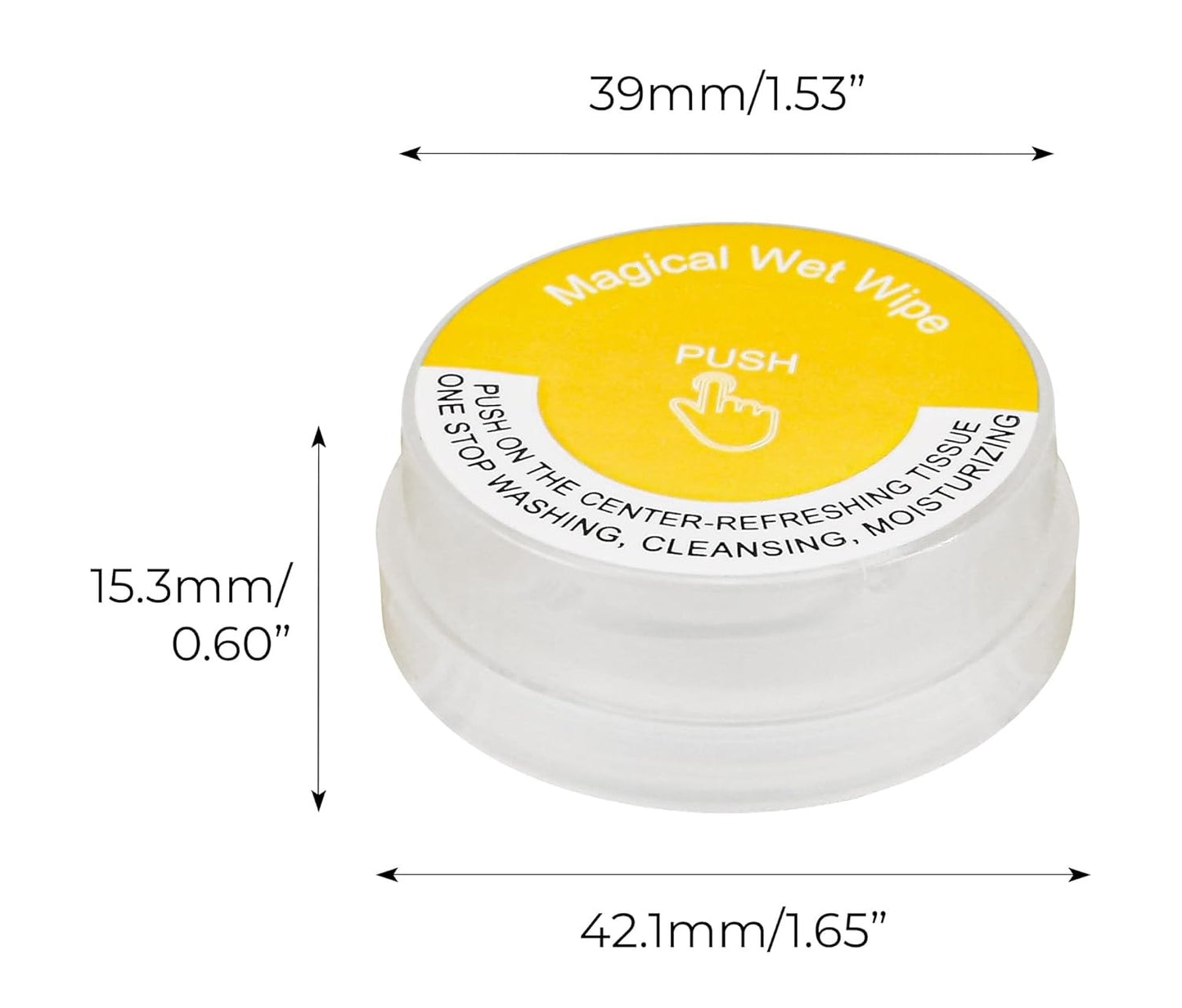 Lemon Scented Hand Wipes (10 PCS)