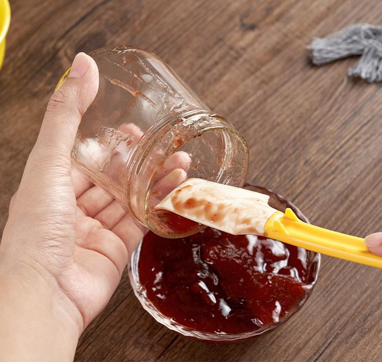 Silicone Jar Spatulas with Long Handle