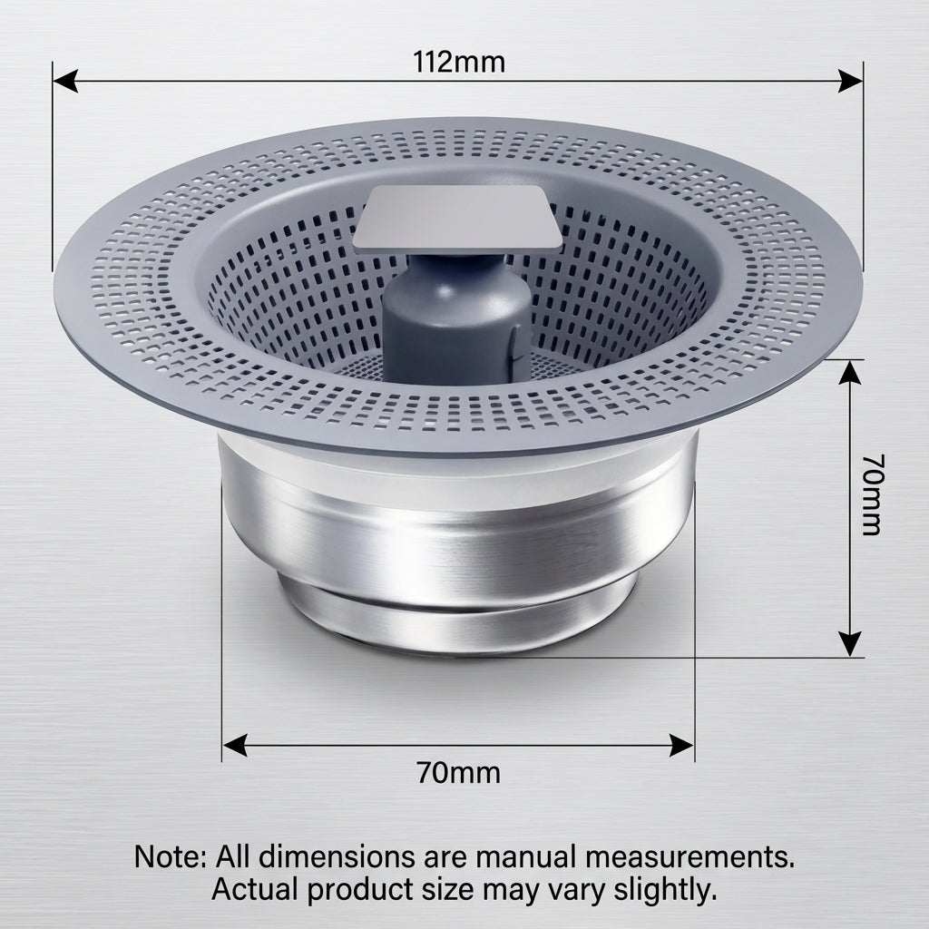 All-in-One Sink Drain Strainer