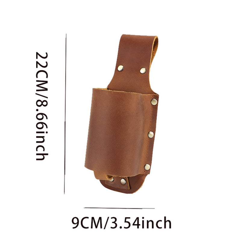 Leather Belt Water Bottle Holder