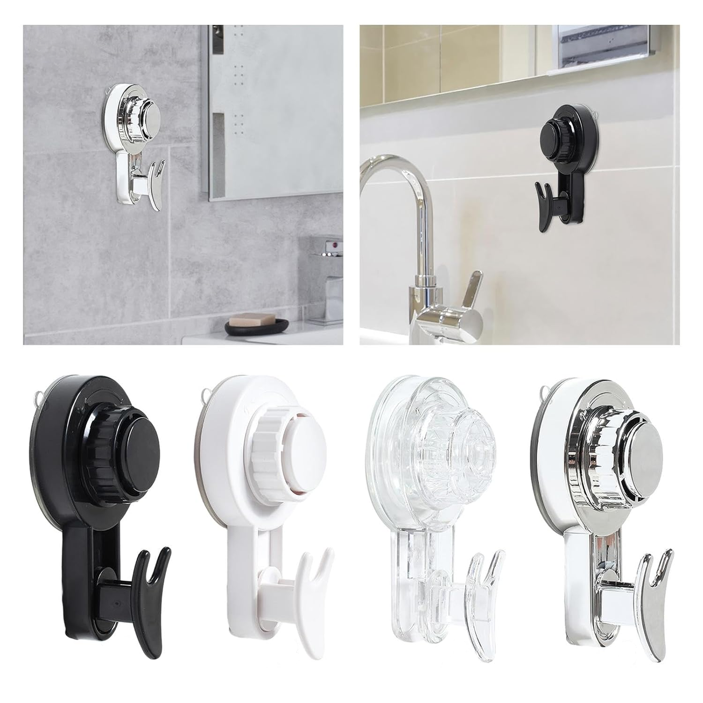 Vacuum Rotating Suction Cup Hooks PRO