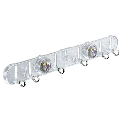 Foldable Suction Corner Multi-Hook Rack