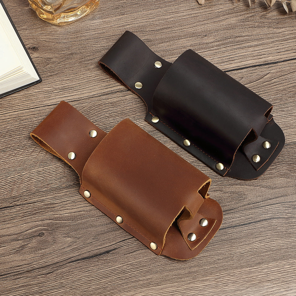 Leather Belt Water Bottle Holder