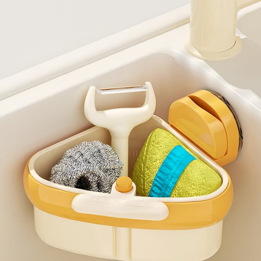 Suction Cup Sink Corner Rack