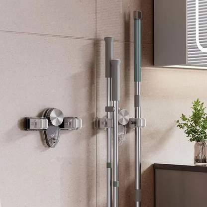 Creative Suction Cup Mop Clamp