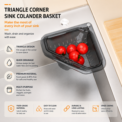 Magnetic Triangle Sink Strainer