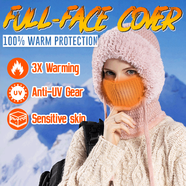 4-in-1 Full-Covering Winter Beanie Hat