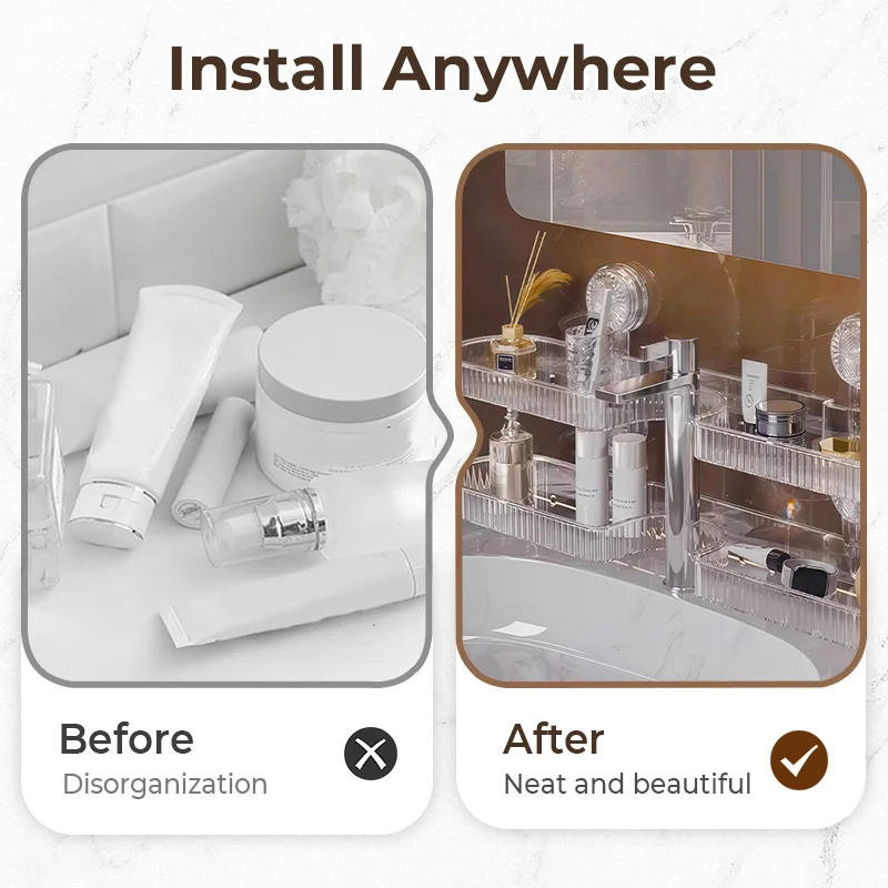 Universal Removable Faucet Storage Rack