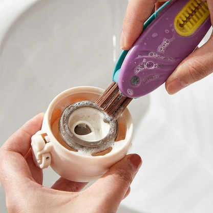3 in 1 Cup Lid Gap Cleaning Brush