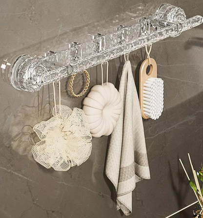 No-Drill Towel Rack
