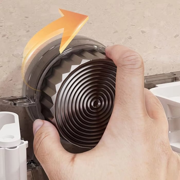 Creative Suction Cup Mop Clamp