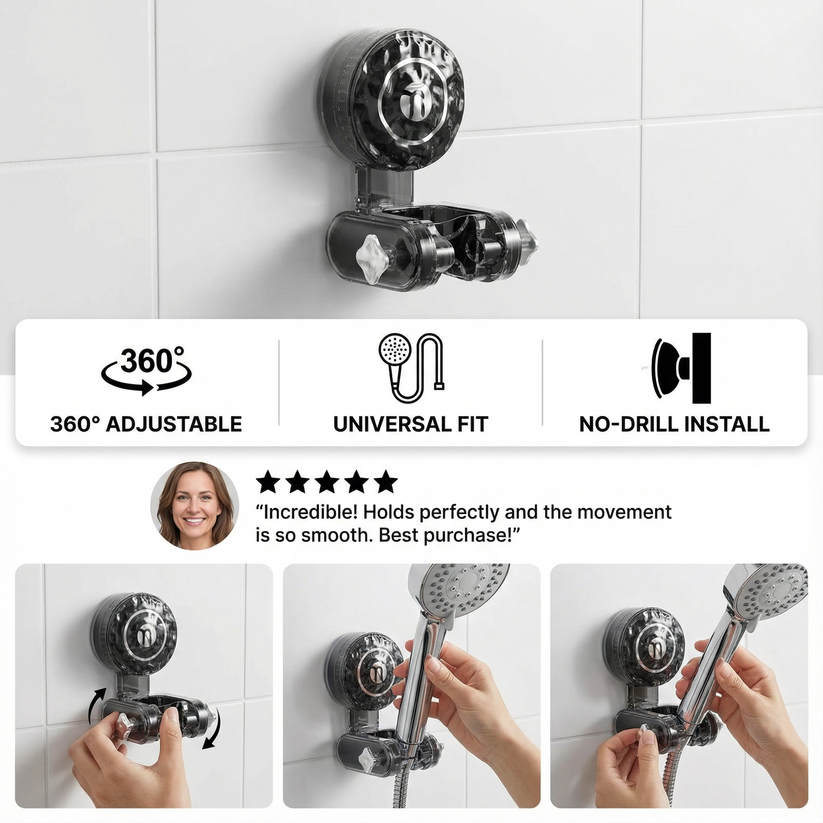 Movable Shower Head Holder