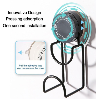 360° Rotating Suction Wall Hook