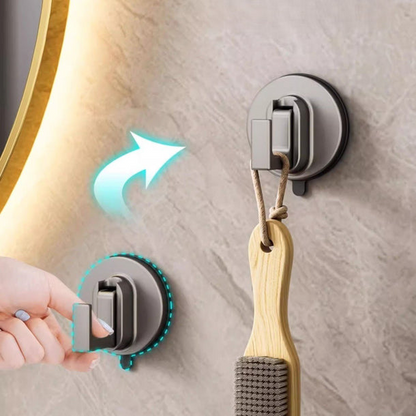 Heavy-Duty No-Drill Strong Suction Cup Utility Hook