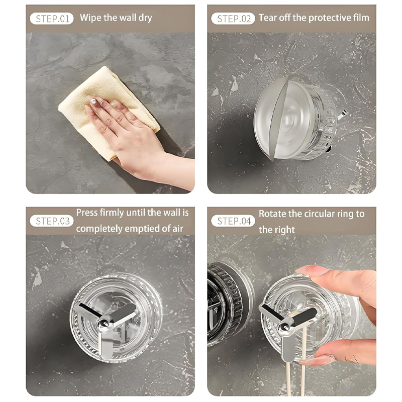 Rotating Suction Cup Hook