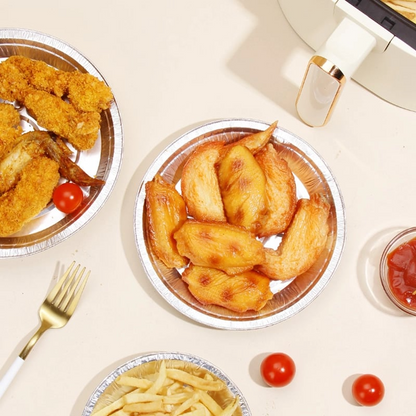 Reusable Aluminum Foil Cooking Basket Inserts (50 PCS)