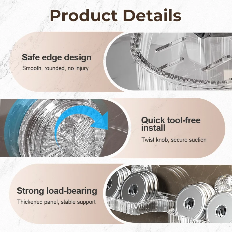 Universal Removable Faucet Storage Rack