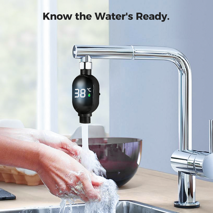 Shower Thermometer-Instant Digital Display (Waterproof & Easy Install for Safe Bathing)