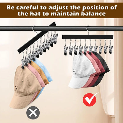Wooden Clothes Organizer with 12 Stainless Steel Clips
