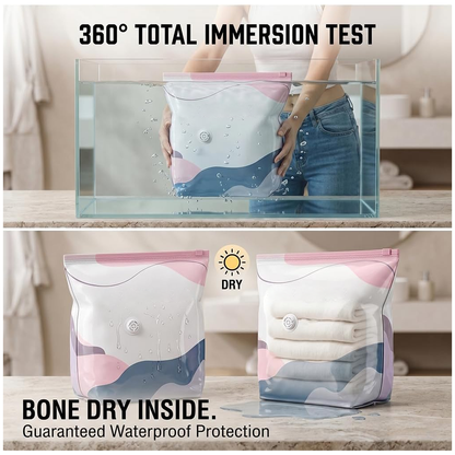 No-Pump 3D Vacuum Storage Bags