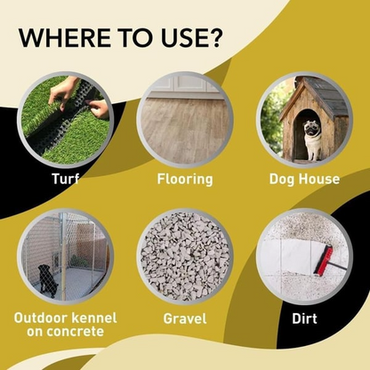 Kennel Odor Eliminator (Non-Enzymatic, Apricot & Fresh Scents for Tough Pet Odors)