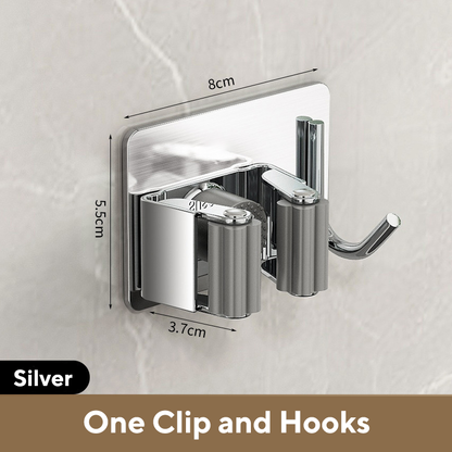 Metal Broom & Mop Holder