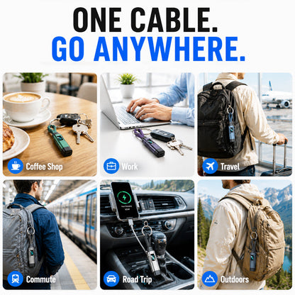 ⚡HOT SALE 50% OFF🔥4-in-1 Digital Display Keychain Charging Cable