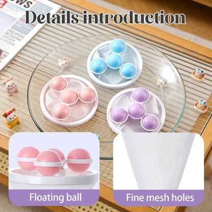 3 Count Washing Machine Filter Bag, Reusable Floating Hair Filter for Laundry