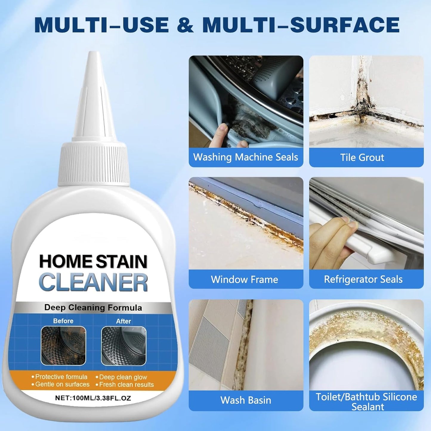 Miracle Mold Remover Gel + Scrub Brush