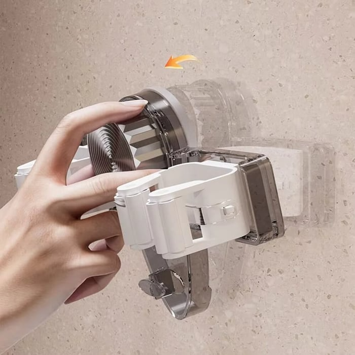Creative Suction Cup Mop Clamp