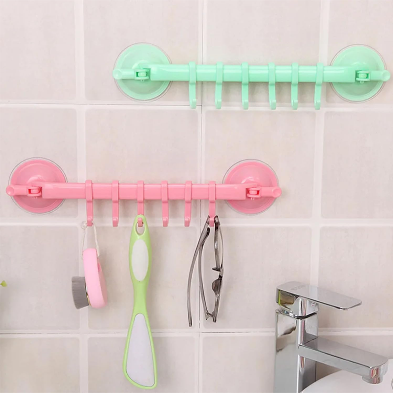 Wall Rack with Hooks