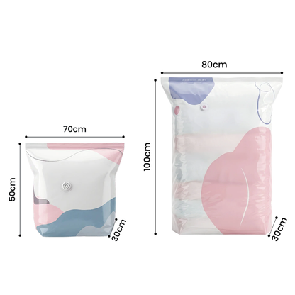 No-Pump 3D Vacuum Storage Bags