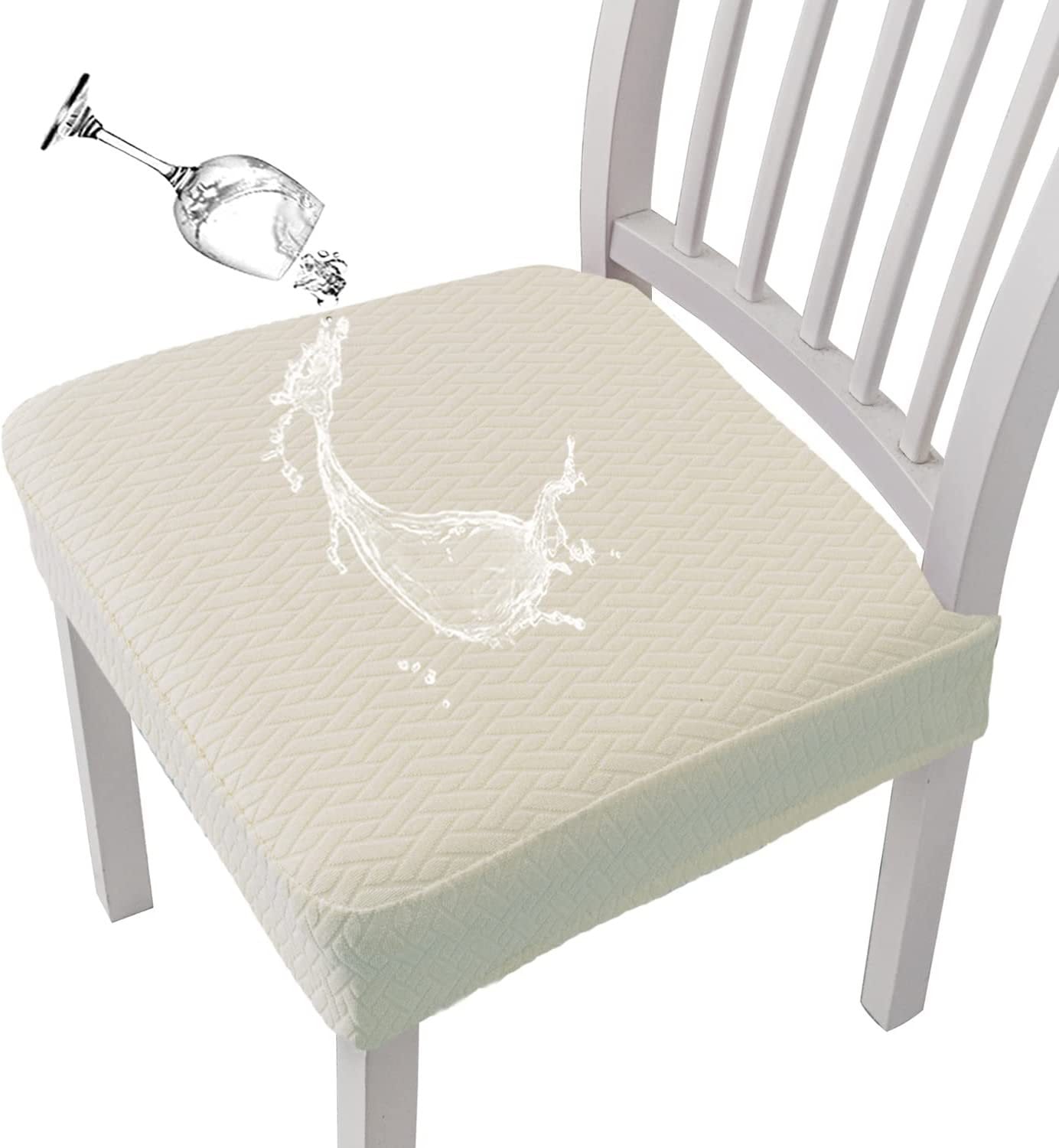 Waterproof Jacquard Chair Seat Covers! Durable, Stylish & Easy-Clean