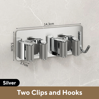 Metal Broom & Mop Holder