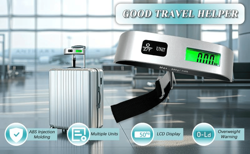 Portable Digital Luggage Scale Accurate Weighing