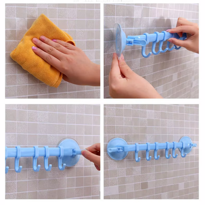 Wall Rack with Hooks