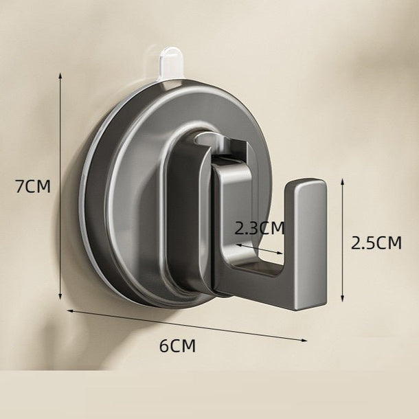 Heavy-Duty No-Drill Strong Suction Cup Utility Hook