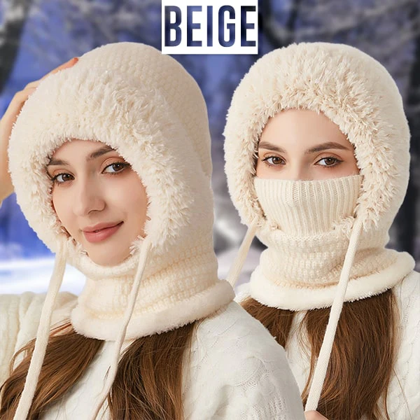 4-in-1 Full-Covering Winter Beanie Hat