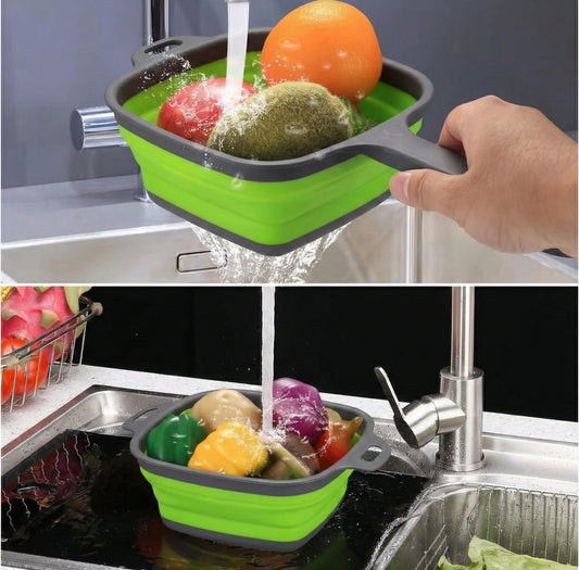 Collapsible Silicone Drain Basket