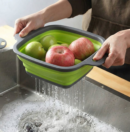 Collapsible Silicone Drain Basket