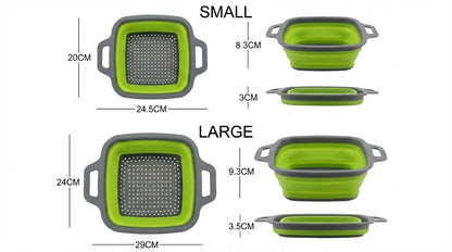 Collapsible Silicone Drain Basket