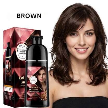 Hair Color Shampoo – 3-in-1 Quick Hair Dye with Plant Extracts