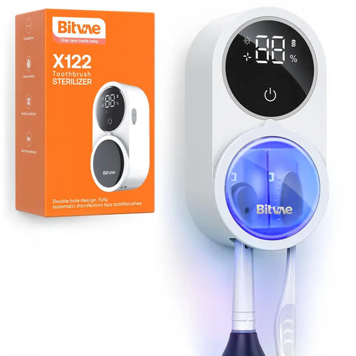 Next-Gen Smart UV Dual-Disinfection Toothbrush Sterilizer