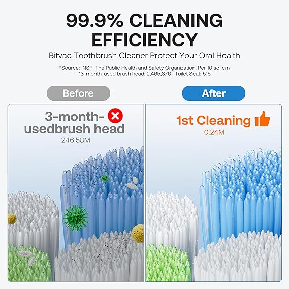 Next-Gen Smart UV Dual-Disinfection Toothbrush Sterilizer