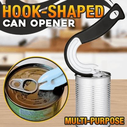 Hook-shaped Universal Can Opener
