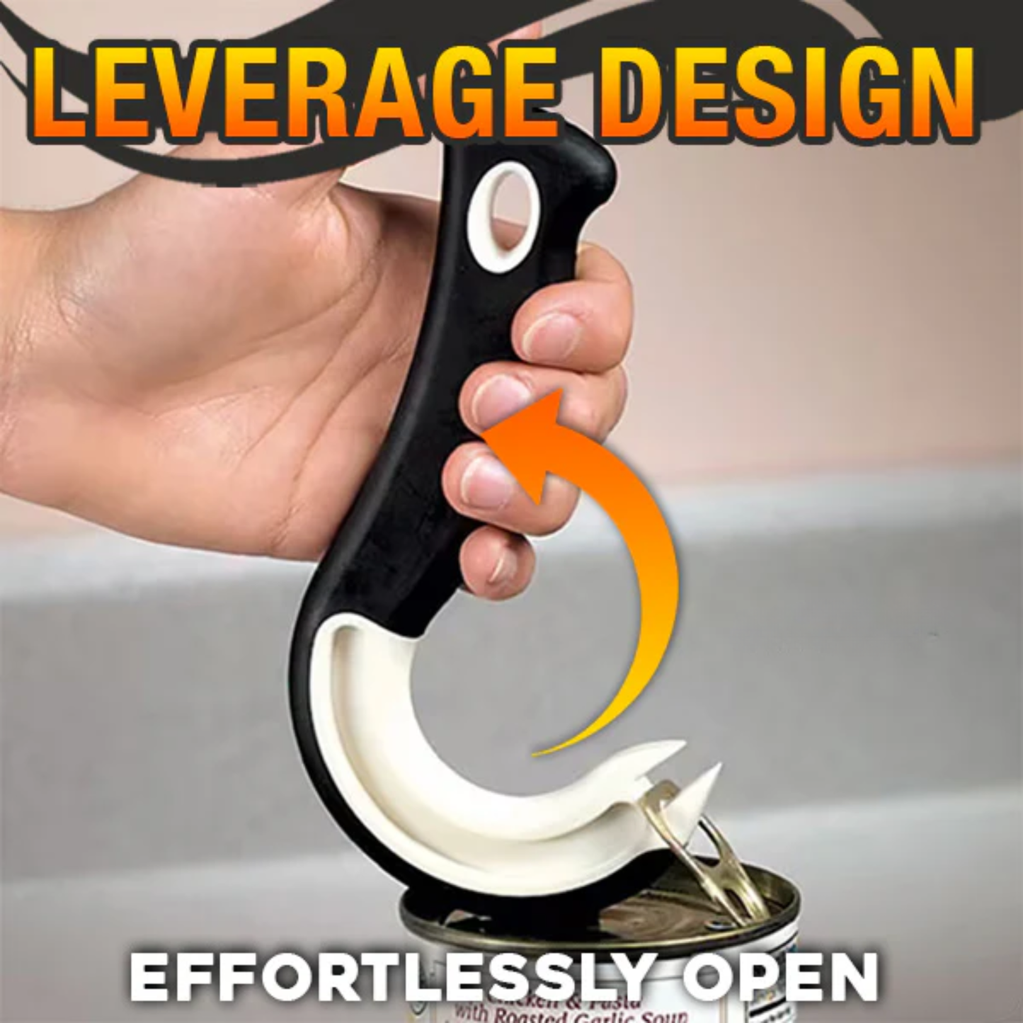 Hook-shaped Universal Can Opener