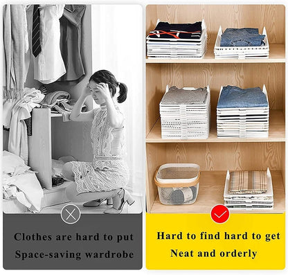 Lazy People Clothes Organizer Fold Clothes (5 PCS)