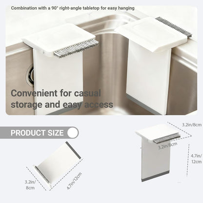 3-in-1 Mini Sink Squeegee & Countertop Brush